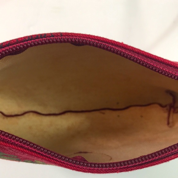 Vintage Italian bag in fabric w leather trim, VGVC - Picture 5 of 6